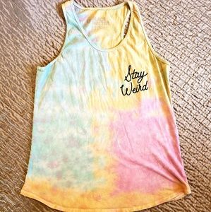 Large Tank Top Tie-dyed NWOT